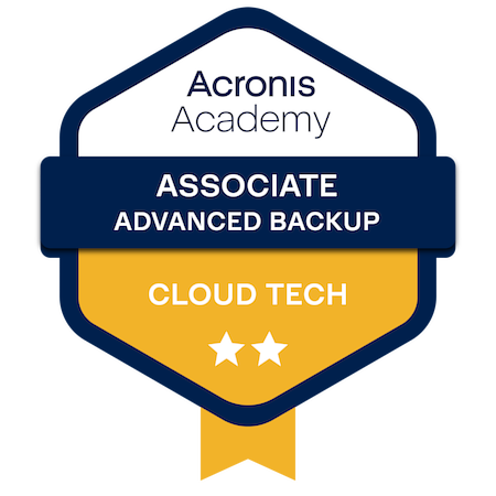 Acronis - Cloud Tech Associate Advanced Backup