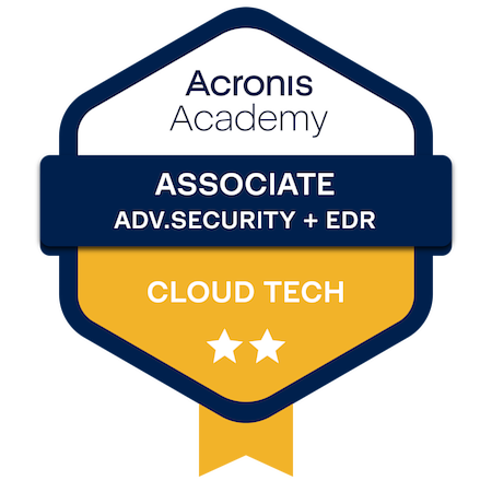 Acronis - Cloud Tech Associate Advanced Security + EDR