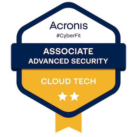 Acronis - Cloud Tech Associate Advanced Security